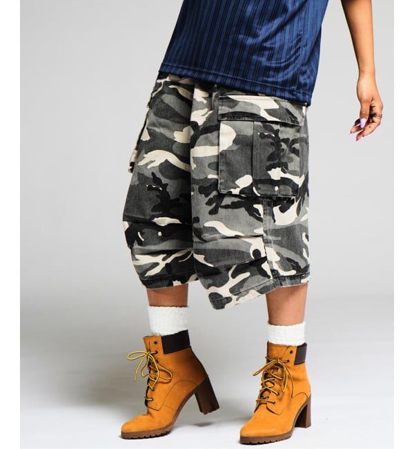 JOINT WORKS「カモフラカーゴショートパンツ / J Camouflage Cargo Pants」|その他|ベージュ
