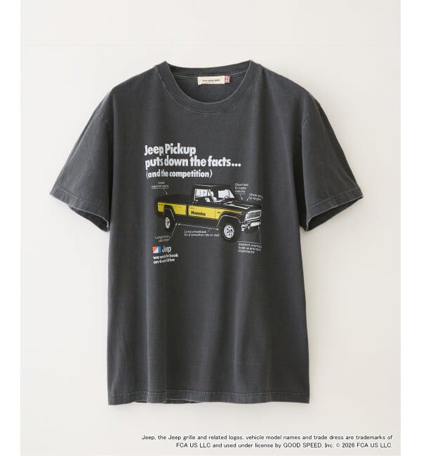 JOINT WORKS「GOOD ROCK SPEED / グッドロックスピード ジープ Pickup Promo T-Shirt」|Tシャツ・カットソー|グレー