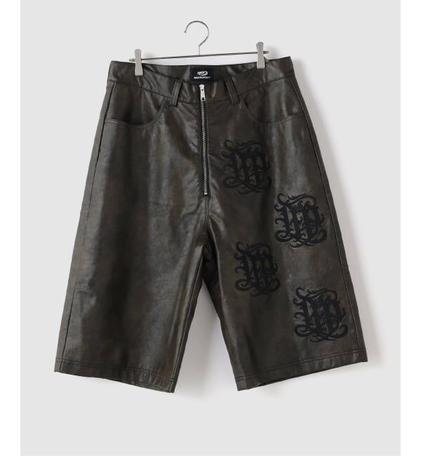 JOINT WORKS「KB&times;MARK POINT LEATHER SHORTS」|その他|ブラック