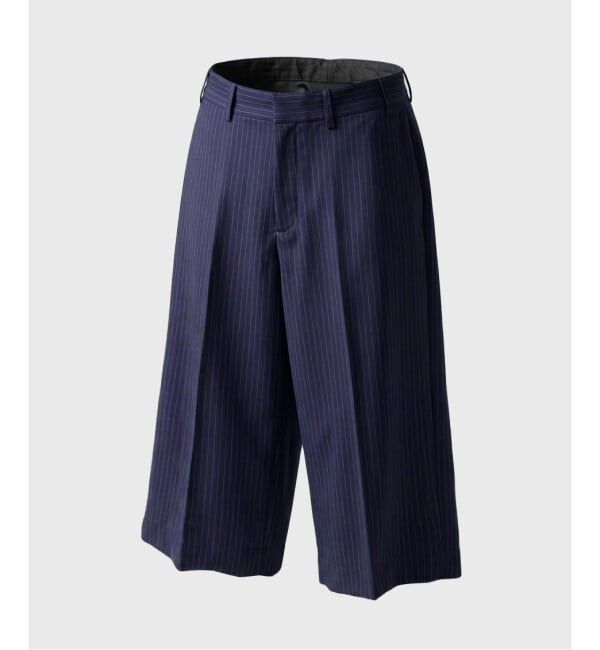 JOINT WORKS「NOCTO ARCHIVE/ノクト アーカイブ 3/4 Stripe Slacks Shorts　」|その他|ネイビー A