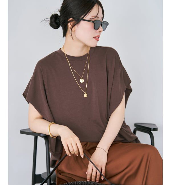 Plage「JOHNBULL / ジョンブル 別注 ノースリーブ TEE」|Tシャツ・カットソー|ブラウン B