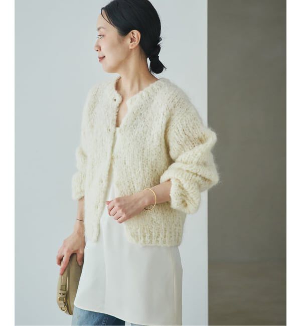 Plage「《予約》HAND KNIT ジャンボタム カーディガン」|カーディガン|
