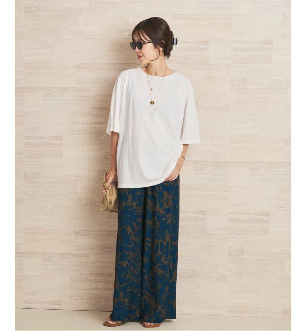 Plage「brush flower graphic パンツ」|その他|