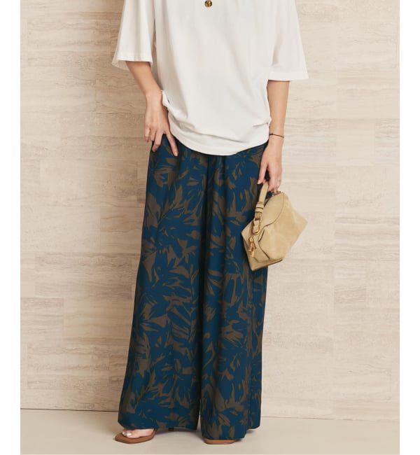 Plage「brush flower graphic パンツ」|その他|