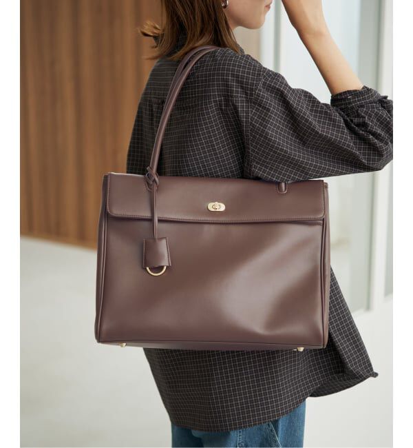 SLOBE IENA「《予約》SLOBE フラップトートバッグ」|トートバッグ|