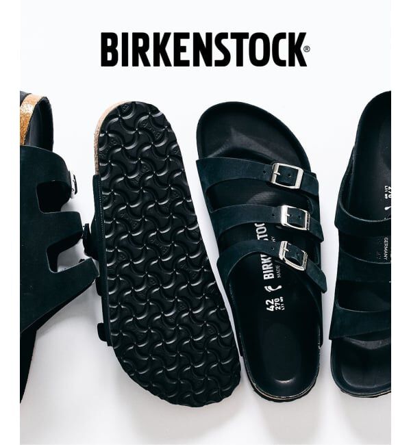 417 EDIFICE「BIRKEN STOCK / ビルケンシュトック 417別注 Narrow Florida FR LENB」|サンダル|ブラック