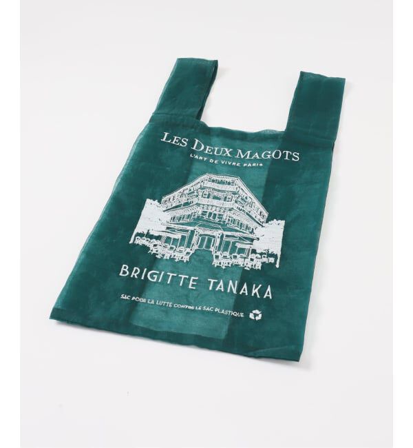 EDIFICE「LES DEUX MAGOTS (ドゥマゴ) for BRIGITTE TANAKA Organza BAG」|トートバッグ|