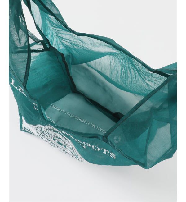 EDIFICE「LES DEUX MAGOTS (ドゥマゴ) for BRIGITTE TANAKA Organza BAG」|トートバッグ|