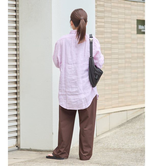 JOURNAL STANDARD「《追加6》【撥水/接触冷感/洗える/UVカット】リネンナイロンストレッチワイドパンツ」|その他|