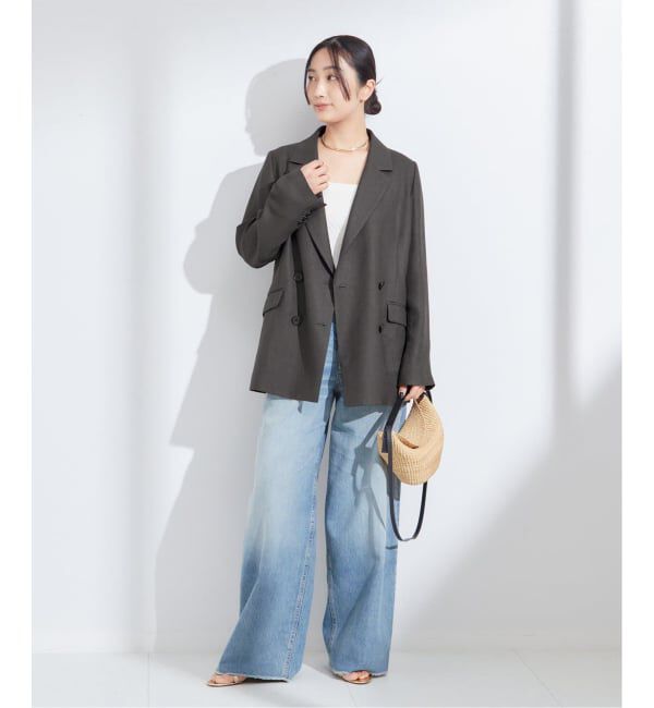 journal standard L'essage「《セットアップ可》アイアスダブルブレステッドジャケット」|テーラードジャケット|