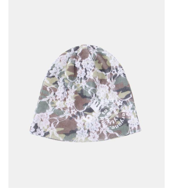 Oriens JOURNAL STANDARD「【b.Eautiful/ビューティフル】Lace Camo Beanie（GREEN / WHIT）」|ニット帽|カーキ B