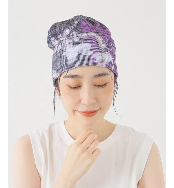 Oriens JOURNAL STANDARD「b.Eautiful x LEO GON'DO Plaid Beanie（GREY）」|ニット帽|