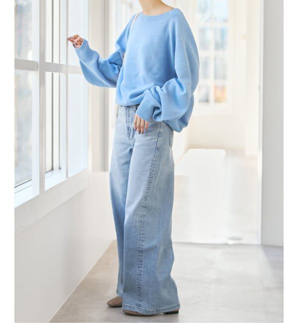 Spick and Span「《別注 / 追加》SOMETHING / サムシング NEW LISA WIDE*」|デニム|