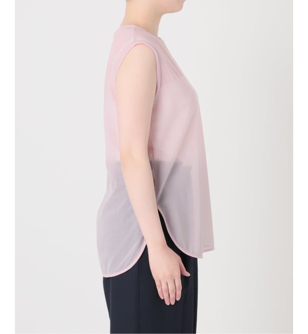  「【洗える】シアートリコットタンクトップ」|Tシャツ・カットソー|