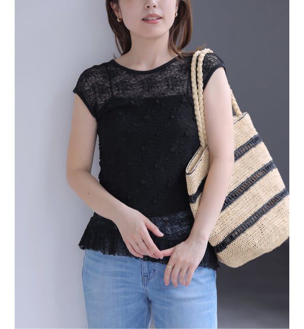  「MADE IN MADA /メイドインマダ 別注ALICE LACE バッグ」|かごバッグ|