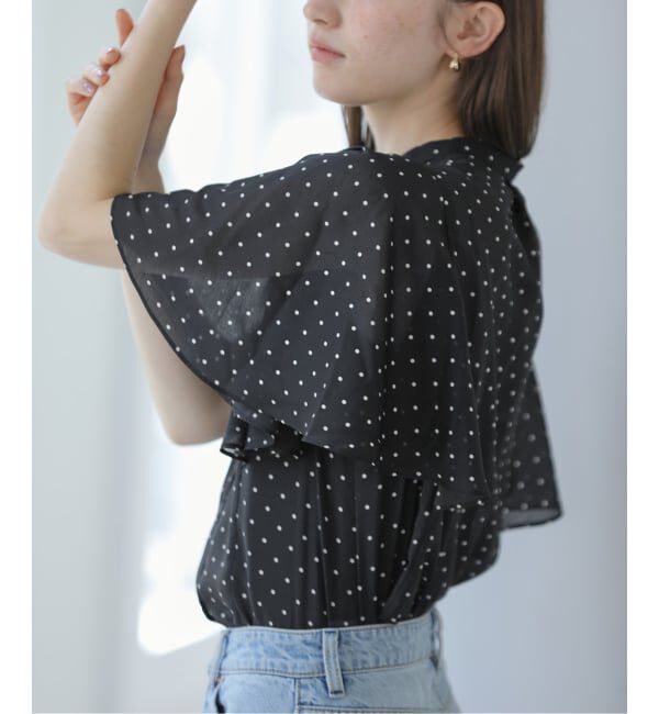  「《WEB限定》【洗える】ケープスリーブシャツ」|シャツ・ブラウス|