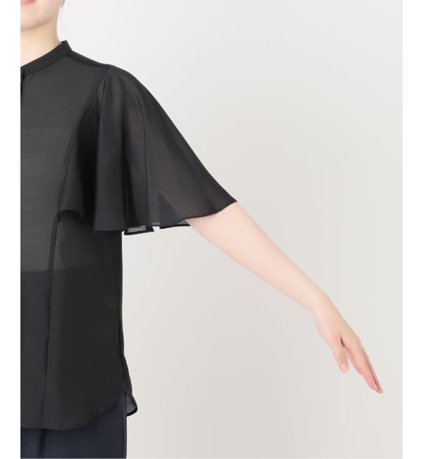  「《WEB限定》【洗える】ケープスリーブシャツ」|シャツ・ブラウス|