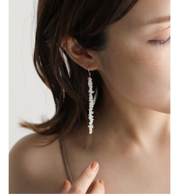  「STEEN / スティン Icicles Earrings」|ピアス|ゴールド