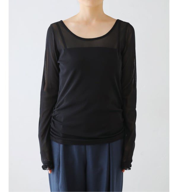  「《予約》【洗える】袖メローカットソー」|Tシャツ・カットソー|