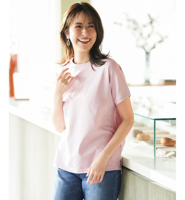 ANY SIS「【美ライン大人T】半袖 Tシャツ」|Tシャツ・カットソー|