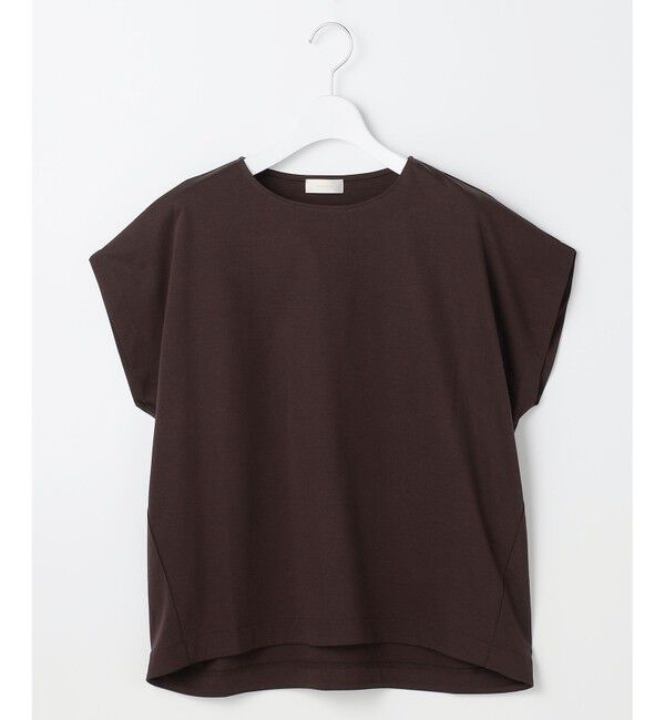 ANY SIS「【シルクタッチさら魅せTシャツ】後ろコクーン プルオーバー」|Tシャツ・カットソー|