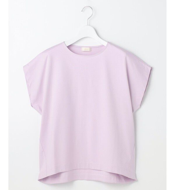 ANY SIS「【シルクタッチさら魅せTシャツ】後ろコクーン プルオーバー」|Tシャツ・カットソー|