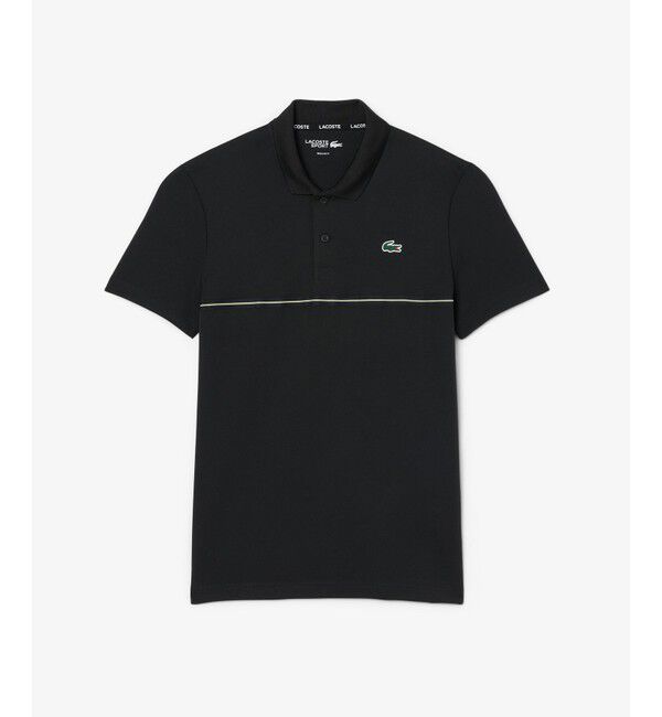 LACOSTE「バックヨークプリント ウルトラドライ鹿の子地ポロシャツ」|ポロシャツ|