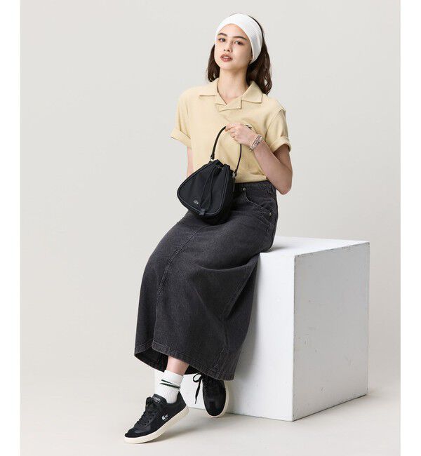 LACOSTE「デイ イン L 巾着バケットバッグ」|ハンドバッグ|