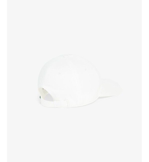 LACOSTE「フロントワニロゴツイルキャップ」|キャップ・キャスケット|