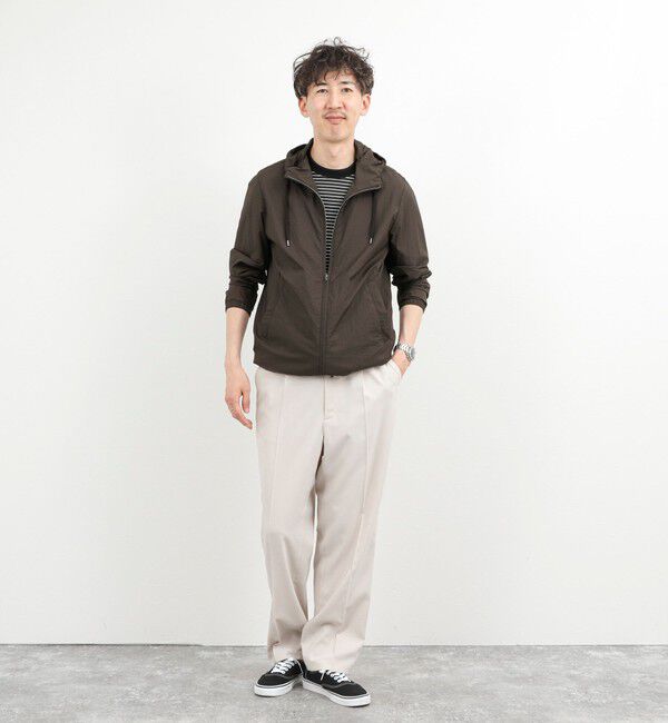 NOLLEY'S goodman「【HERNO】MICRO RIPSTOP NYLON HOODIE」|ブルゾン・スタジャン|