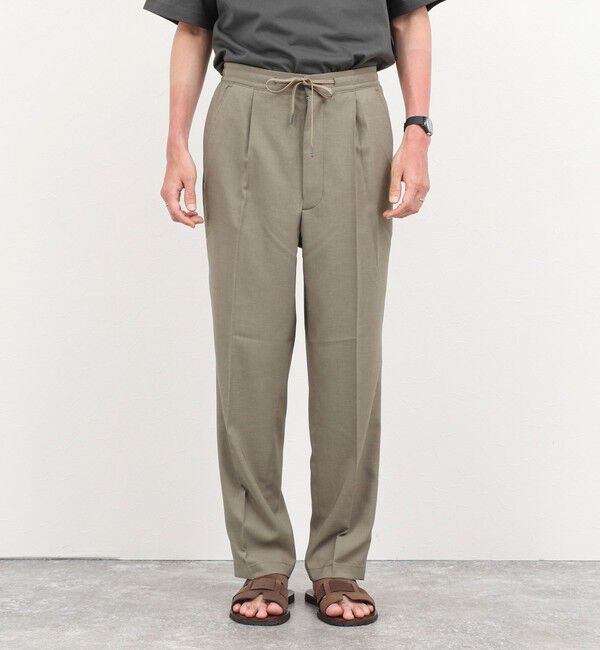 NOLLEY'S goodman「Reflax ワンタックイージーパンツ 26SS」|チノ|