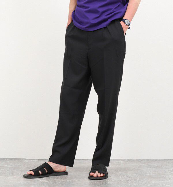 NOLLEY'S goodman「Reflax ワンタックイージーパンツ 26SS」|チノ|