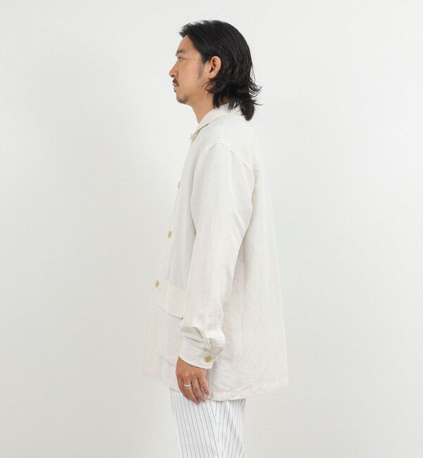 NOLLEY'S goodman「Li/R リネンレーヨン シャツブルゾン 26SS」|ブルゾン・スタジャン|