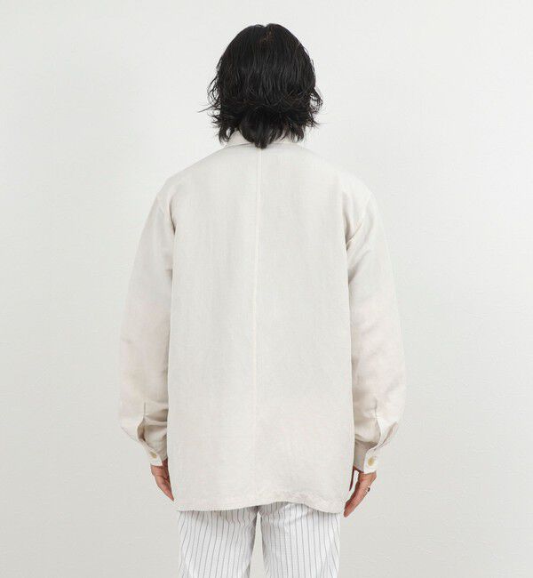 NOLLEY'S goodman「Li/R リネンレーヨン シャツブルゾン 26SS」|ブルゾン・スタジャン|
