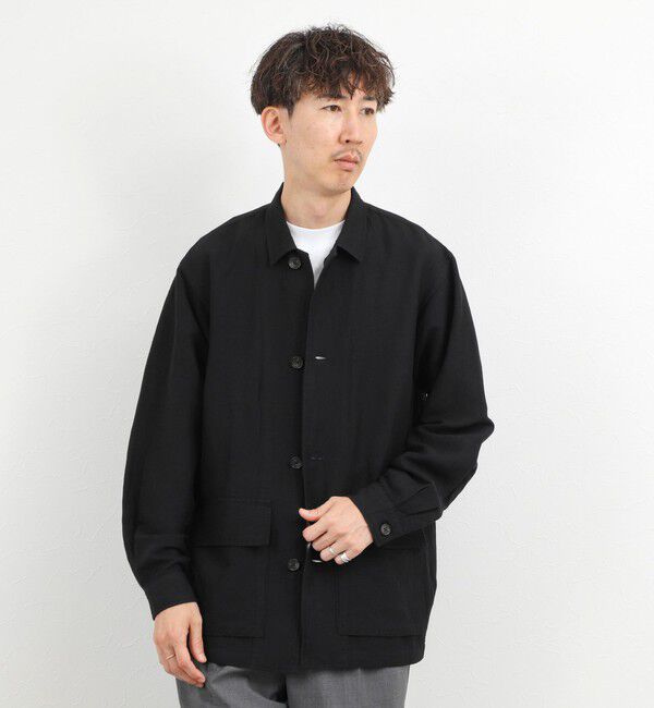 NOLLEY'S goodman「Li/R リネンレーヨン シャツブルゾン 26SS」|ブルゾン・スタジャン|