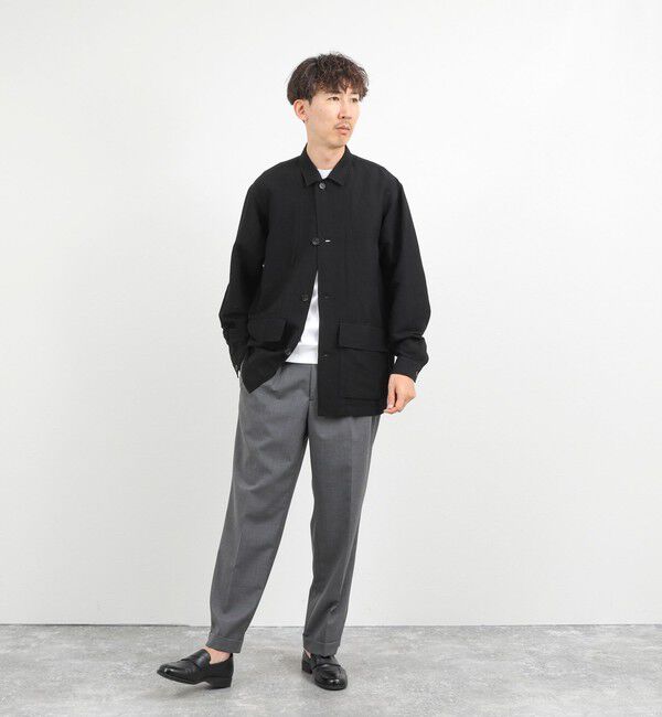 NOLLEY'S goodman「Li/R リネンレーヨン シャツブルゾン 26SS」|ブルゾン・スタジャン|