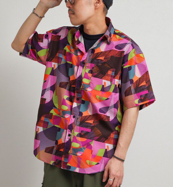 NOLLEY'S goodman「《一部セットアップ対応》Dot Air 総柄レギュラーシャツ 26SS」|シャツ・ブラウス|ピンク系その他