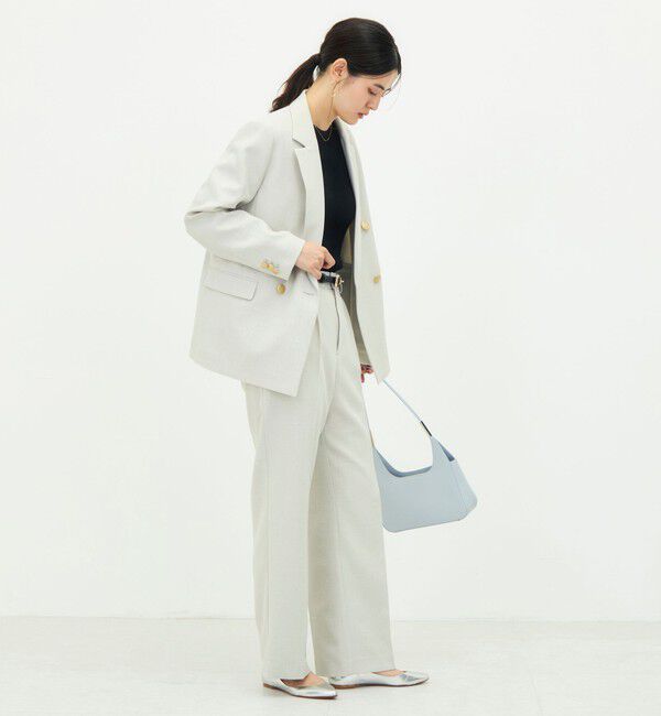 NOLLEY'S「《セットアップ対応》ウォッシャブルシャーク愛されセミワイドパンツ」|その他|