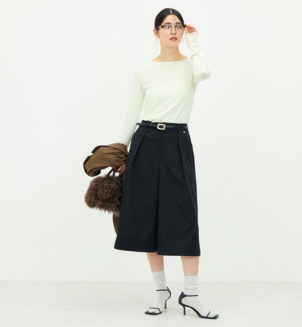 NOLLEY'S「ウォッシャブルタックギャバキュロット」|その他|