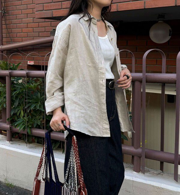 fredy emue「LINEN100 2WAYカシュクールシャツ」|シャツ・ブラウス|