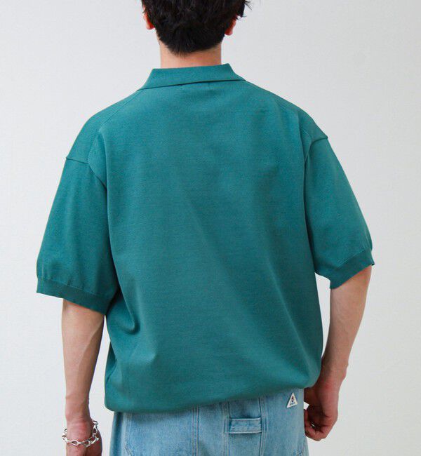 GLOSTER「【ラクなのに上品】コットンタッチリラックスポロ」|ポロシャツ|