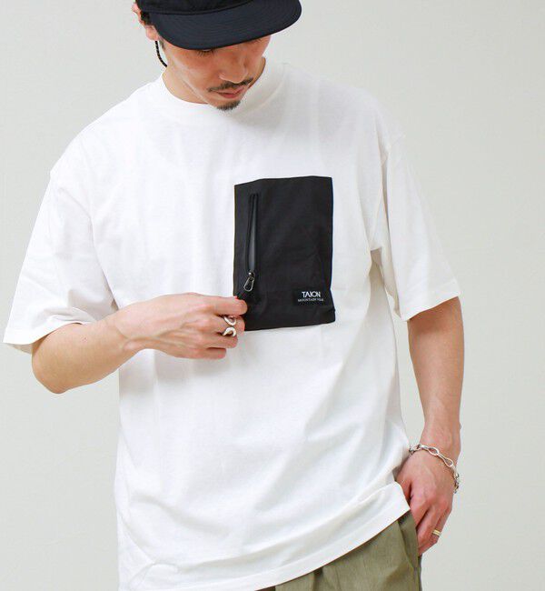 GLOSTER「【TAION / タイオン】MOUNTAION POCKET T-SH」|Tシャツ・カットソー|