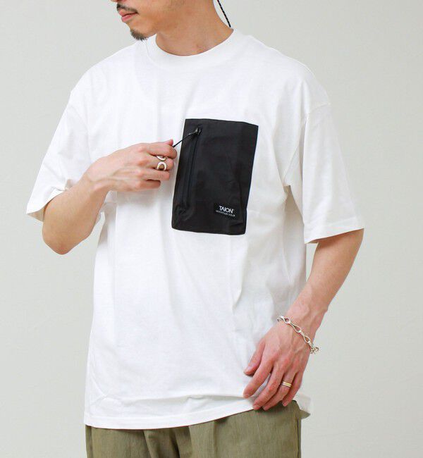 GLOSTER「【TAION / タイオン】MOUNTAION POCKET T-SH」|Tシャツ・カットソー|