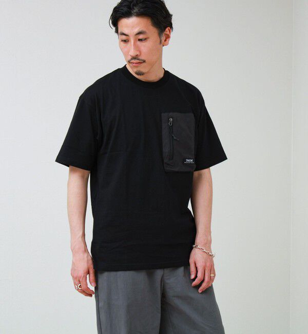 GLOSTER「【TAION / タイオン】MOUNTAION POCKET T-SH」|Tシャツ・カットソー|