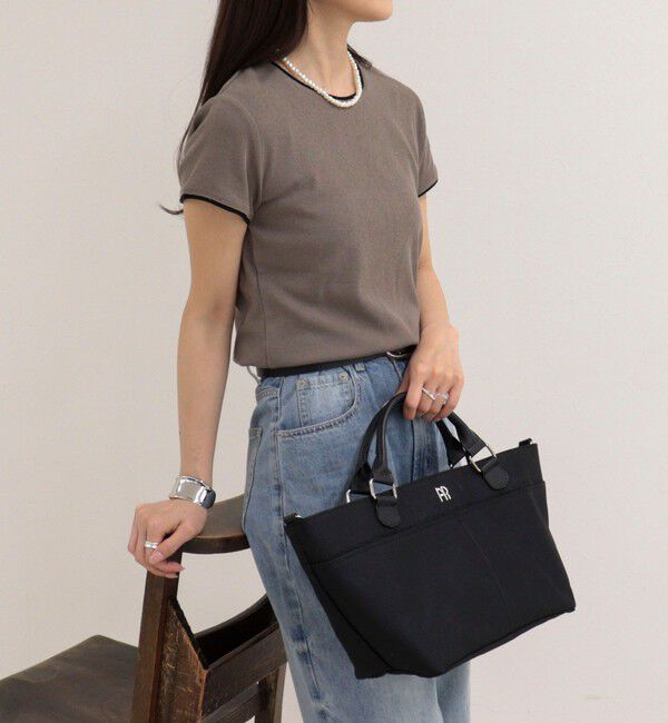 fredy emue「リンガー配色Tシャツ」|Tシャツ・カットソー|