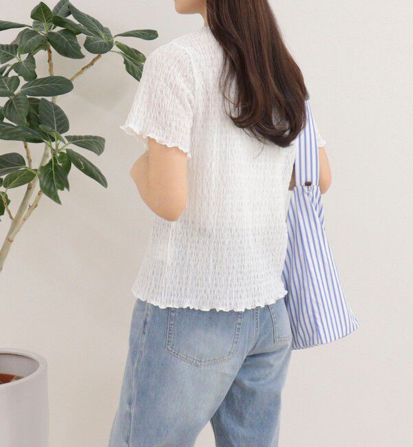 fredy emue「ポコポコ前開きプルオーバーカットソー」|Tシャツ・カットソー|