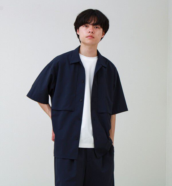 GLOSTER「【COOLMAX/セットアップ着用可能】ポリトロS/Sシャツ」|シャツ・ブラウス|