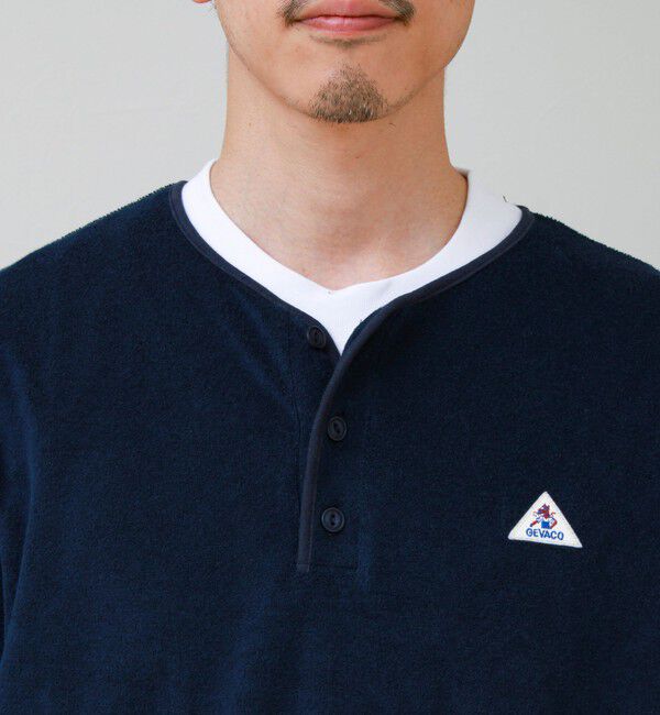 GLOSTER「【GEVACO/ゲバコ】パイルヘンリーネックＴシャツ」|Tシャツ・カットソー|