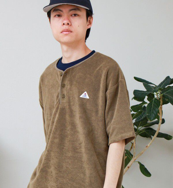 GLOSTER「【GEVACO/ゲバコ】パイルヘンリーネックＴシャツ」|Tシャツ・カットソー|