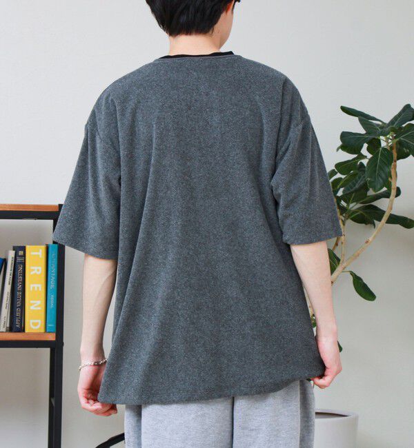 GLOSTER「【GEVACO/ゲバコ】パイルヘンリーネックＴシャツ」|Tシャツ・カットソー|